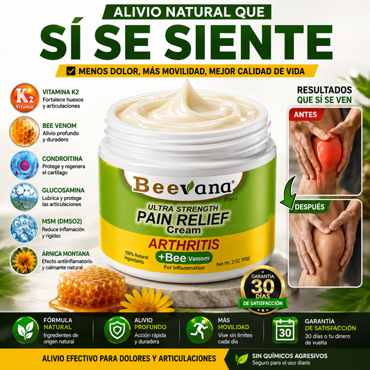 Beevana crema dolores y articulaciones